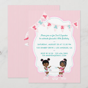 Invitation à la fête d'anniversaire de la fille af