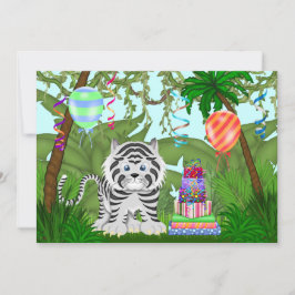 Invitation à la fête d'anniversaire de la Jungle W