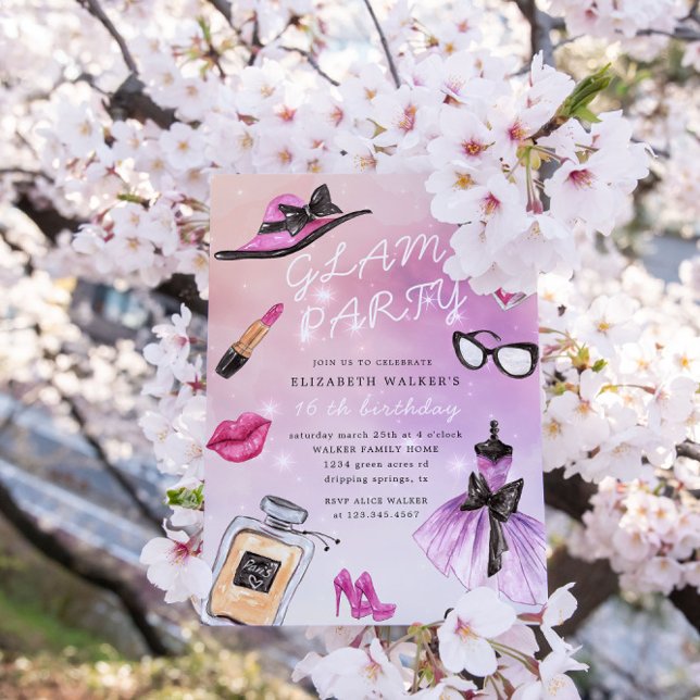 Invitation à la fête d'anniversaire de la marque G (Créateur téléchargé)