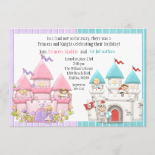 Invitation à la fête d'anniversaire de la princess