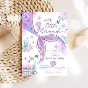 Invitation à la fête d'anniversaire de la Sirène p
