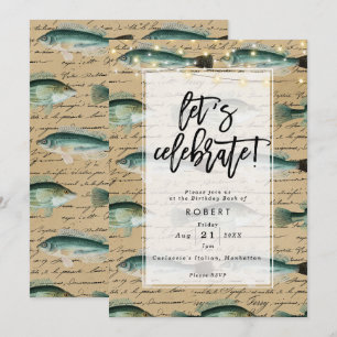 Invitation à la fête d'anniversaire de l'ancien po