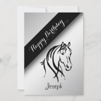 Invitation à la fête d'anniversaire de l'équine d'
