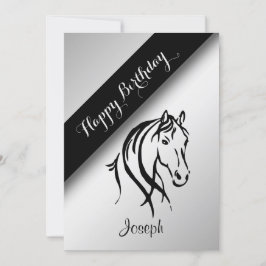Invitation à la fête d'anniversaire de l'équine d'