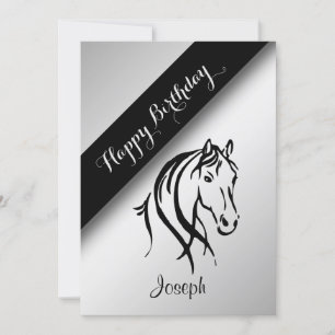 Invitation à la fête d'anniversaire de l'équine d'