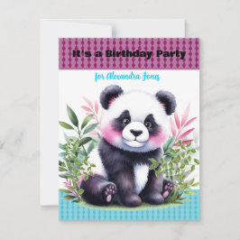 Invitation à la fête d'anniversaire de l'ours du P