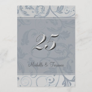 Invitation à la fête d'anniversaire de mariage arg