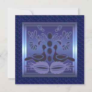 Invitation à la fête d'anniversaire de mariage des