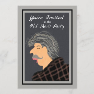 Invitation à la fête d'anniversaire de Old Man