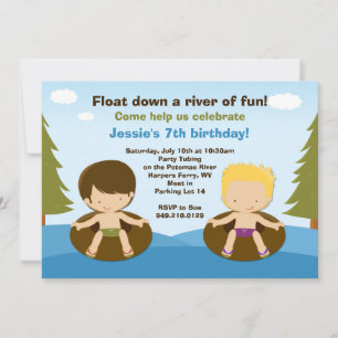 Invitation à la fête d'anniversaire de River Tubin