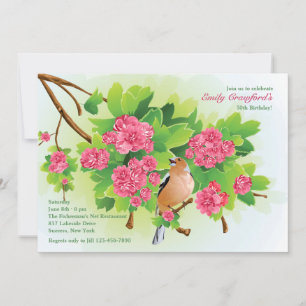 Invitation à la fête d'anniversaire de Songbird