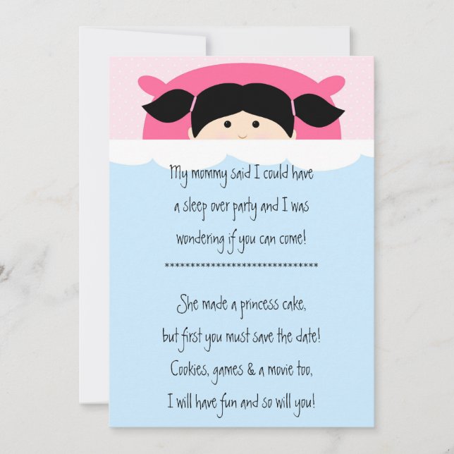 Invitation à la fête d'anniversaire de Swood (Devant)