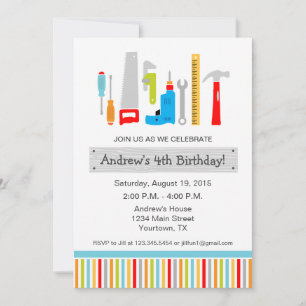 Invitation à la fête d'anniversaire de Tool