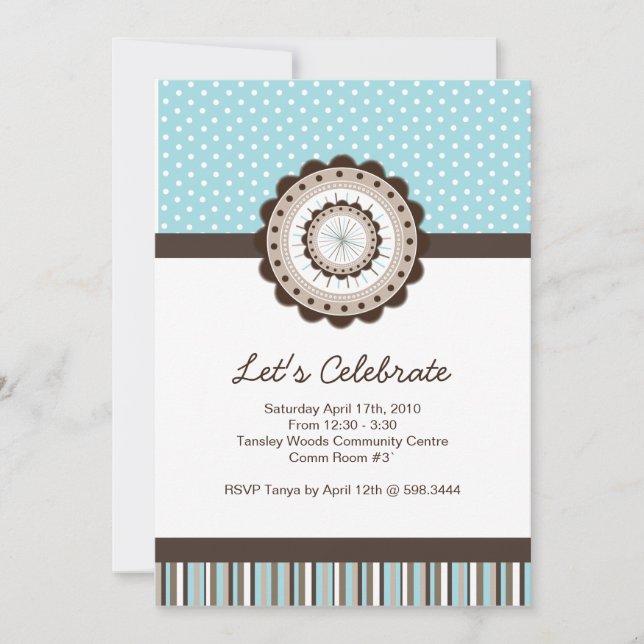 Invitation à la fête d'anniversaire de Whimsical - (Devant)