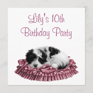 Invitation à la fête d'anniversaire des 10 ans de 