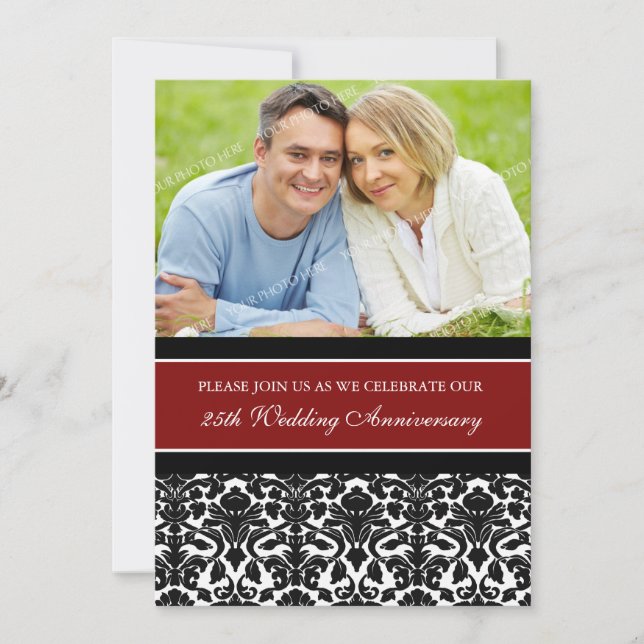 Invitation à la fête d'anniversaire des 25 ans de  (Devant)