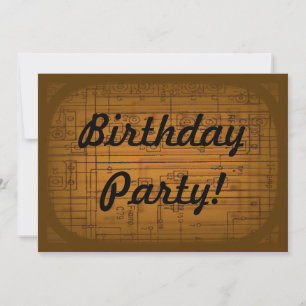 Invitation à la fête d'anniversaire des adultes