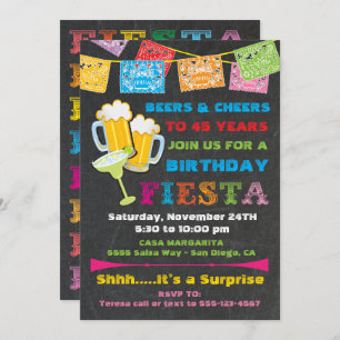 Invitation à la fête d'anniversaire des bières de 