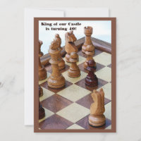 Invitation à la fête d'anniversaire des Chessmen