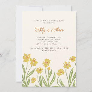 Invitation à la fête d'anniversaire des Fleurs sau
