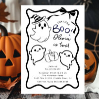Invitation à la fête d'anniversaire du fantôme tir
