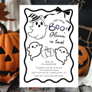 Invitation à la fête d'anniversaire du fantôme tir