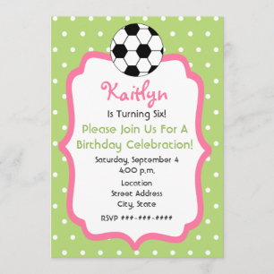 Invitation à la fête d'anniversaire du Football fé