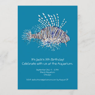 Invitation à la fête d'anniversaire du Lion d'enfa