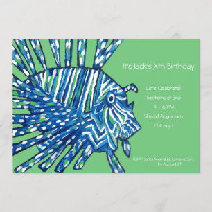 Invitation à la fête d'anniversaire du Lion d'enfa