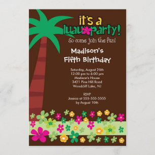 Invitation à la fête d'anniversaire du Tropical Lu