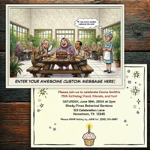 Invitation à la fête d'anniversaire d'une personne