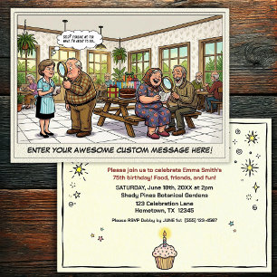 Invitation à la fête d'anniversaire d'une personne