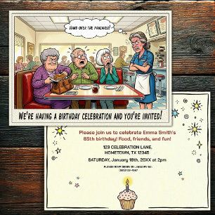 Invitation à la fête d'anniversaire d'une personne