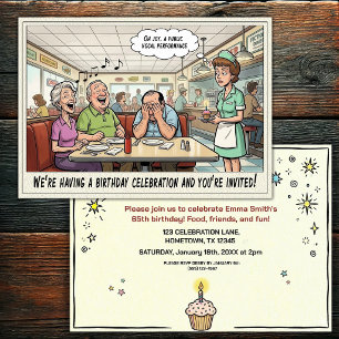 Invitation à la fête d'anniversaire d'une personne