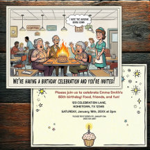 Invitation à la fête d'anniversaire d'une personne