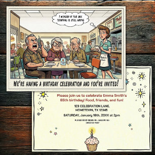 Invitation à la fête d'anniversaire d'une personne