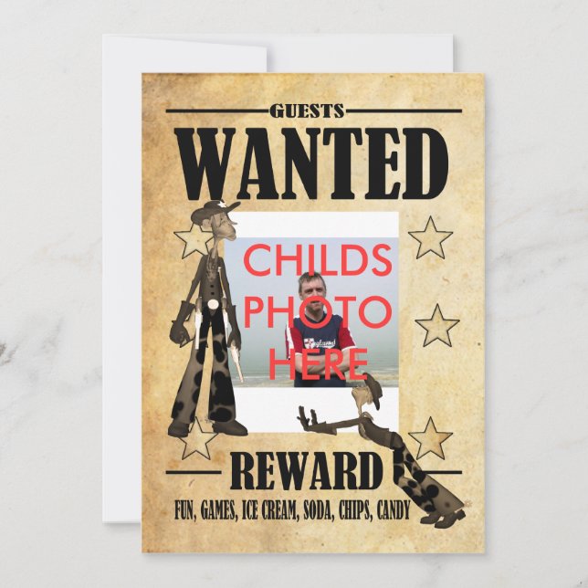 Invitation à la fête d'anniversaire Enfants Carte  (Devant)