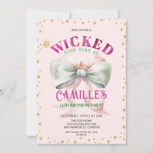 Invitation à la fête d'anniversaire magique des so