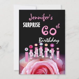 Invitation à la fête d'anniversaire personnalisée 