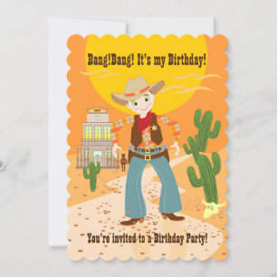 Invitation à la fête d'anniversaire pour enfant Co