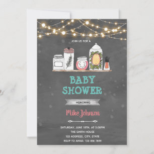 Invitation à la fête d'anniversaire sous la douche