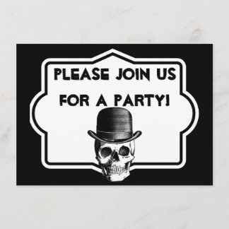 Invitation à la fête d'anniversaire sur la colline