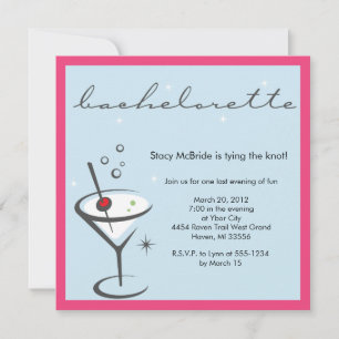 invitation à la fête de bachelorette