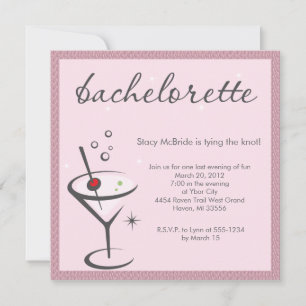 invitation à la fête de bachelorette