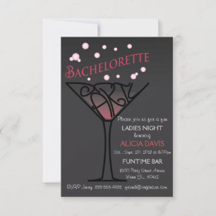 Invitation à la fête de bachelorette.