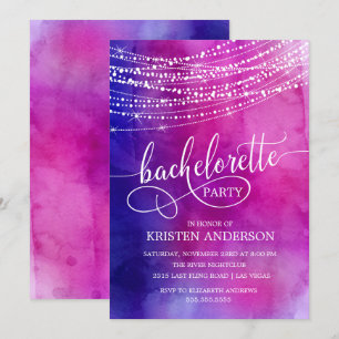 Invitation à la fête de bachelorette