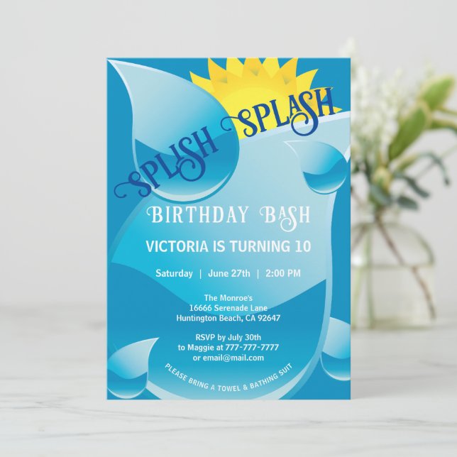 Invitation à la fête de Bash (Debout devant)