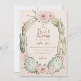 Invitation à la fête de douche de mariée au jardin