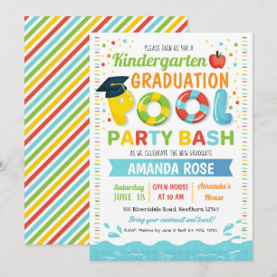 Invitation à la fête de fin d'année à la piscine