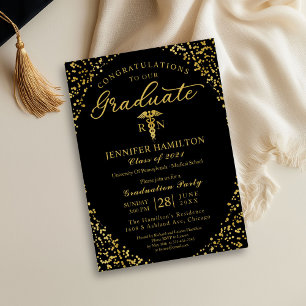 Invitation à la fête de fin d'études de l'école d'